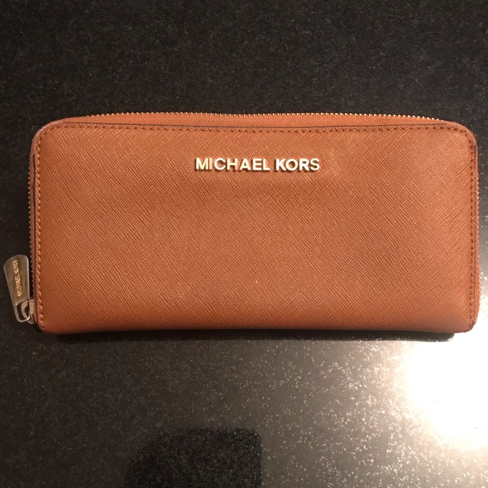 MK Tan Wallet